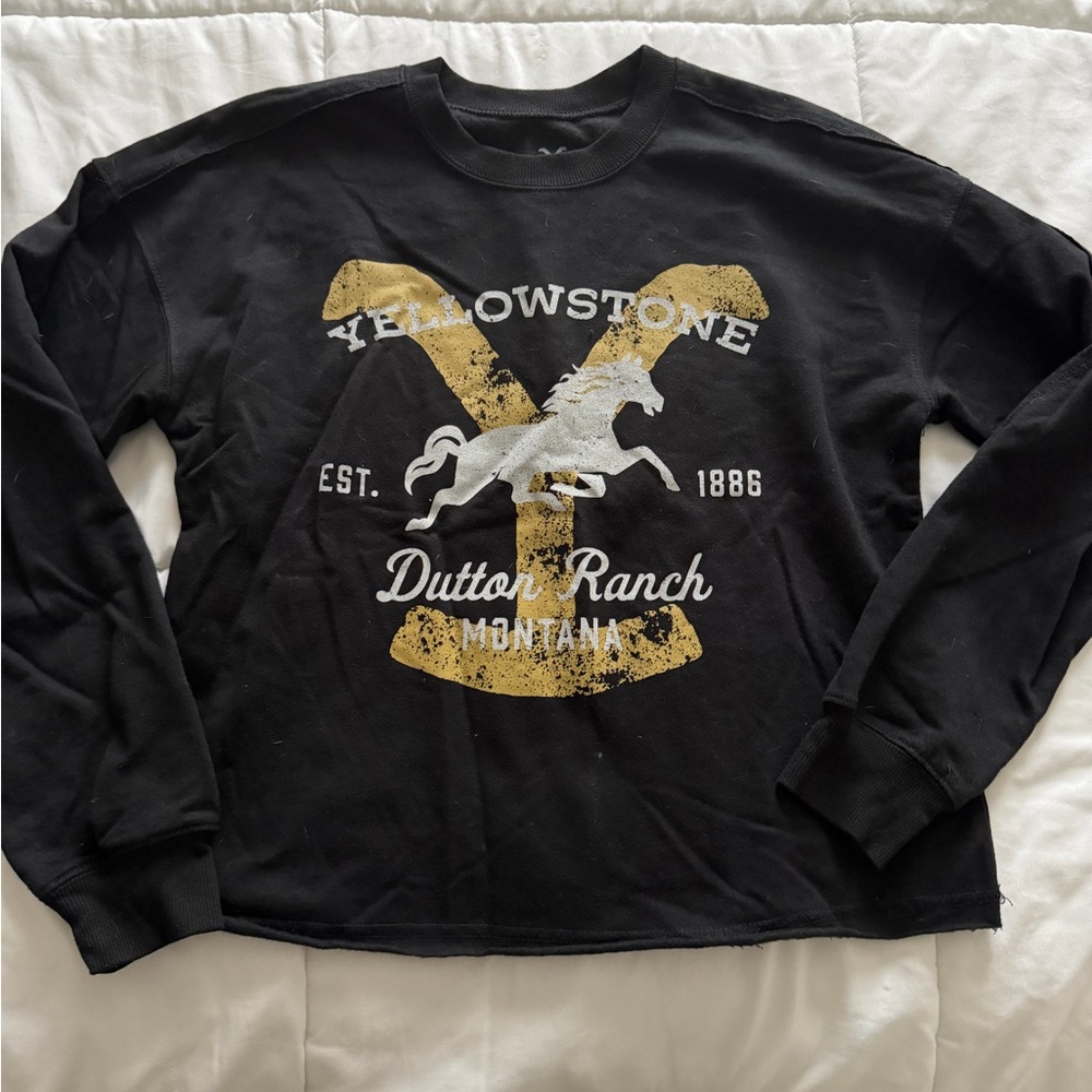 Black Yellowstone Dutton Ranch Sweatshirt